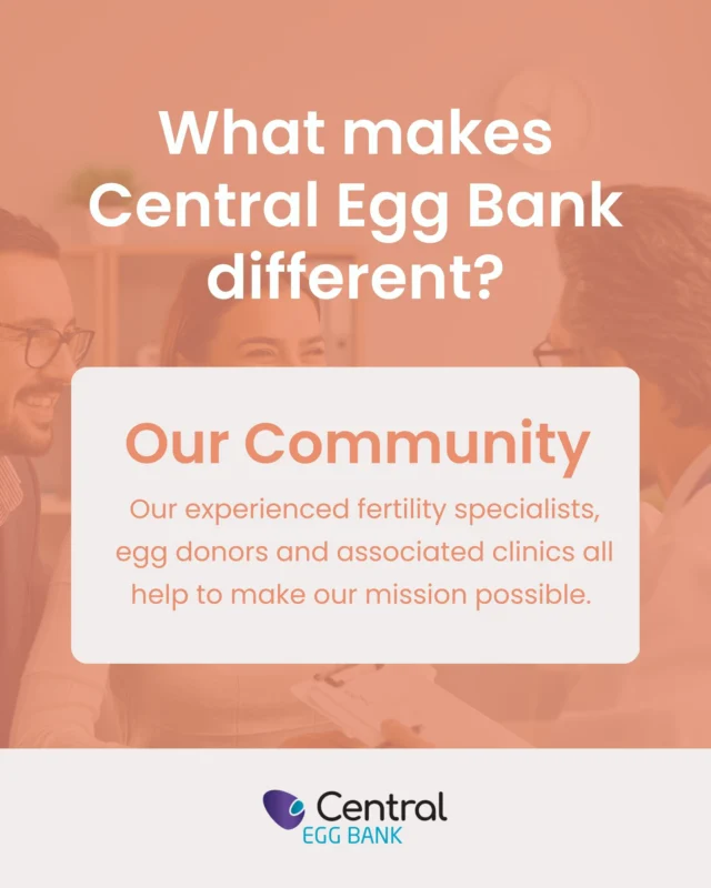 What makes Central Egg Bank different? While there are a few factors we could point out, the most meaningful is our community. 

❤️ Our experienced fertility staff, egg donors and associated clinics that we partner with all help to make our mission possible. 

To find out more about us and how we can help you along your own journey, follow the link in our bio.

#eggdonation #eggdonationaustralia #infertility #fertility #eggdonor #intendedparents #family #fertilityjourney #infertilityawareness #eggdonors #baby #pregnancy #ivfpregnancy #eggdonoragency #eggdonoragencyaustralia #fertilitysupport #fertilitytreatment #eggdonorjourney #fertilityawareness #fertilityfaqs #eggdonorlife #buildingfamilies #pathtoparenthood #eggdonorjourney #egghelpers #infertilitysucks